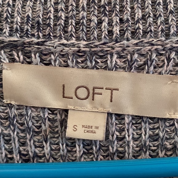 Blue LOFT Sweater with Buttons - Picture 6 of 7